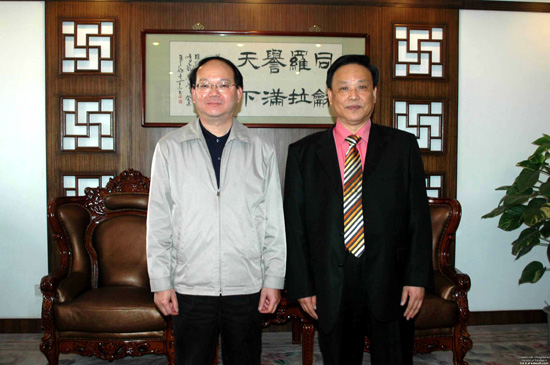 中國紡織工業(yè)協(xié)會副會長高勇視察我司